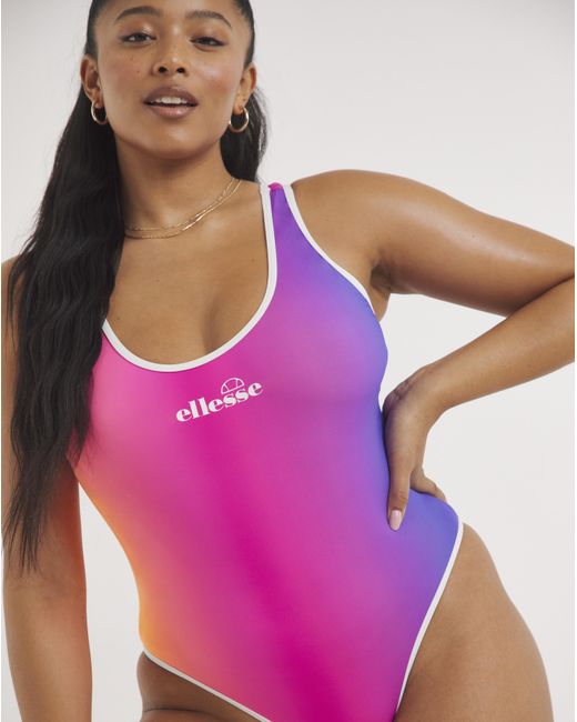 Ellesse Pink Diante Fade Swimsuit