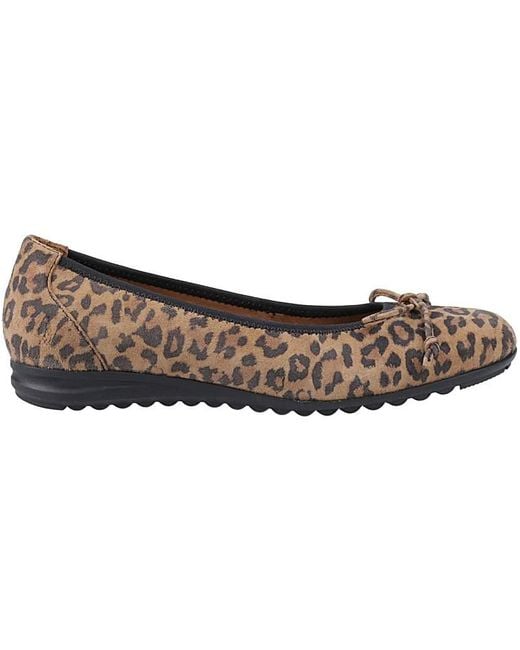 Hush Puppies Brown Lucille Bow Ballerina