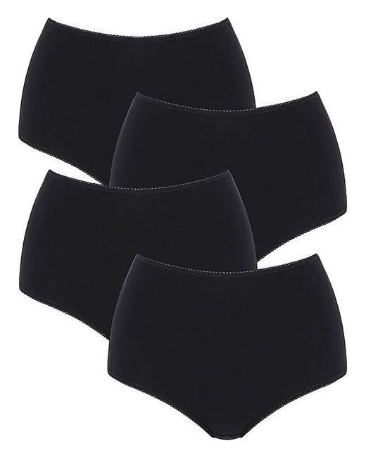 Pretty Secrets Blue 4 Pack Full Fit Knickers