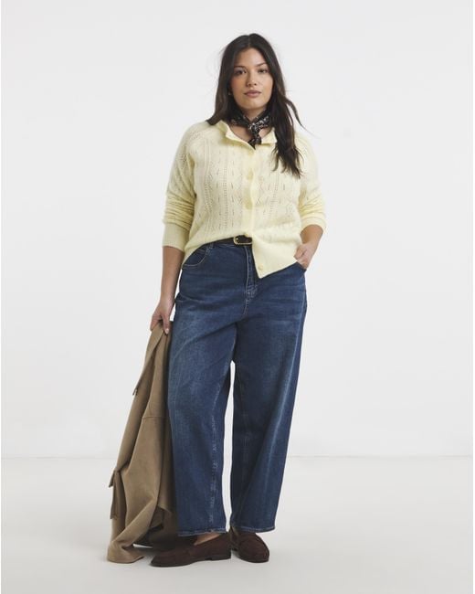 Simply Be Natural Soft Touch Pointelle Cardigan
