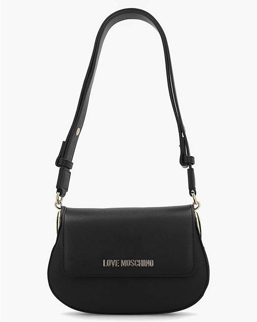 Love Moschino Black Logo Cross-Body Bag
