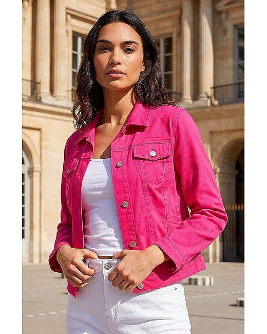 Roman Pink Roman Stretch Pocket Detail Jacket