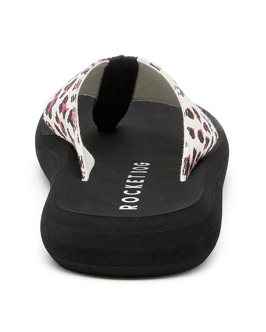 Rocket Dog White Spotlight Toe Post Sandals