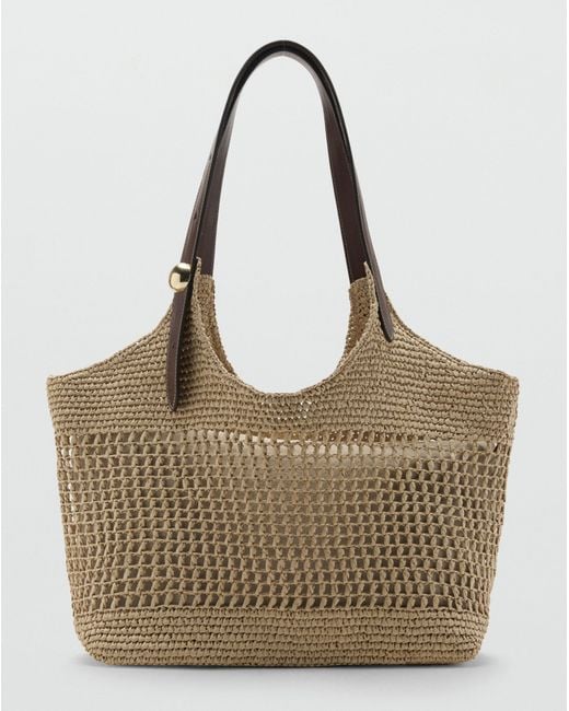 Mango Brown Fibre Tote Bag