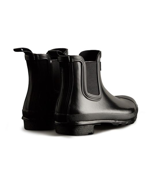 Hunter Black Original Chelsea Gloss