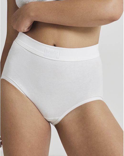 Sloggi White 2Pk Comfort Maxi Knicker