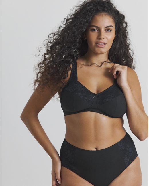 Pretty Secrets Black 2 Pack New Sarah Full Cup Non Wired Bras