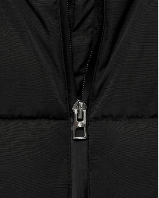 Mango Blue Quilted Anorak Puffer With Hood