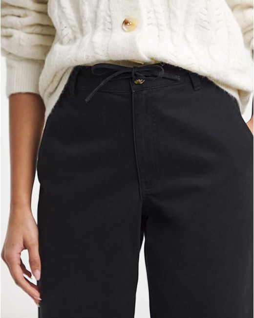 Simply Be White Adjustable Peg Leg Trouser