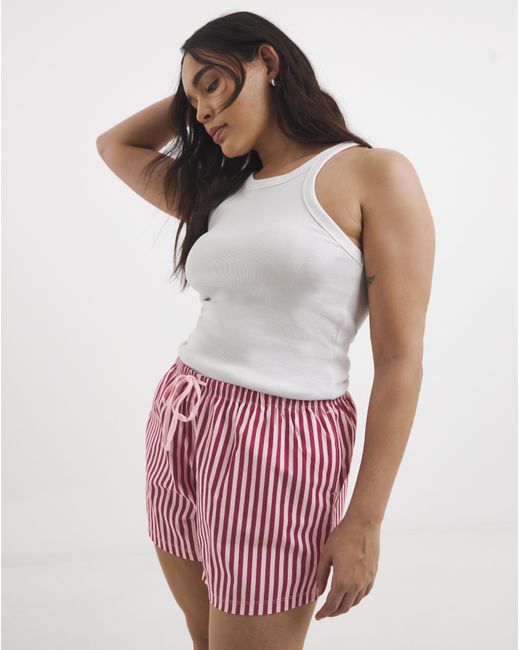 Pretty Secrets Red 2 Pack Pyjama Shorts
