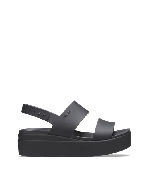 CROCSTM Blue Brooklyn Low Wedge Sandals