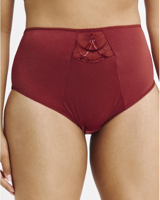 Elomi Red Cate Full Fit Knicker Dk Copper