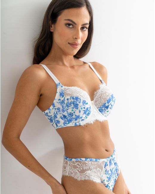 Pour Moi Blue Pour Moi Bliss Full Cup Wired Bra