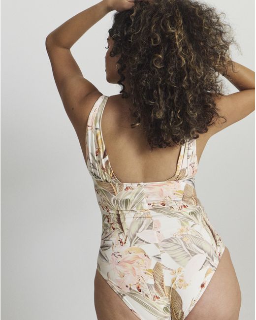 MAGISCULPT Brown Full Contour Shaping Swimsuit