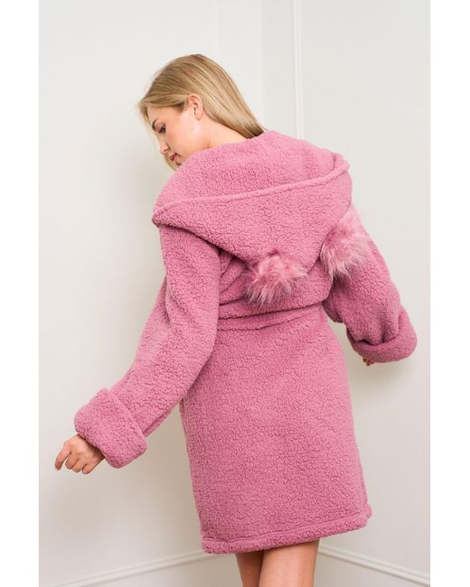 JAM The Label Pink Jimjamthelabel Novelty Lambi Robe