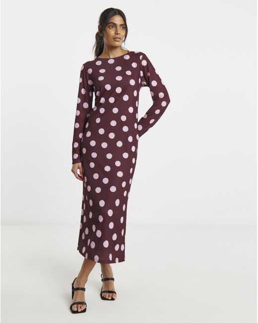 Simply Be Multicolor Mesh Midi Dress