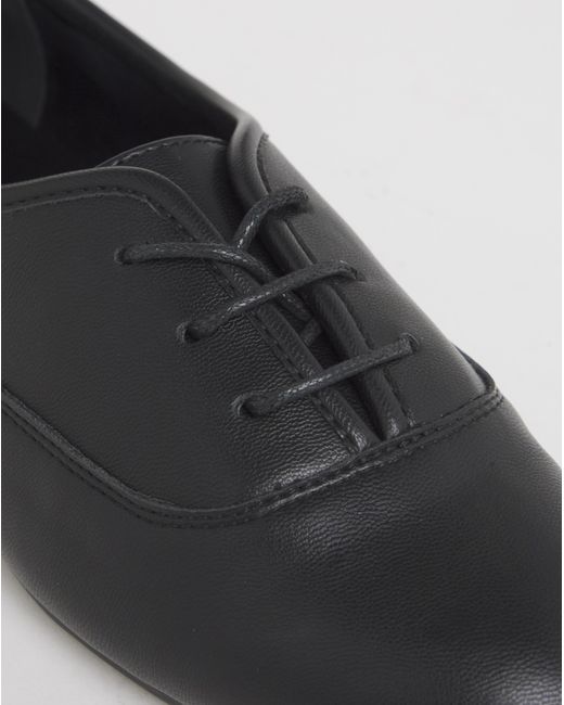 Simply Be Blue Lace Up Ballerina Shoe Extra Wide