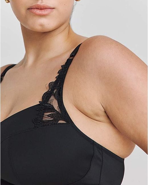 Pretty Secrets Black 2 Pack Flora Non Wired Bras