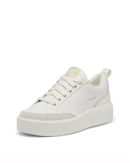 Sorel White Ona Ave Low Waterproof Trainers