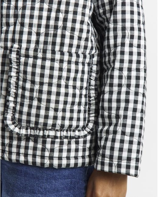 Simply Be Black Gingham Jacket