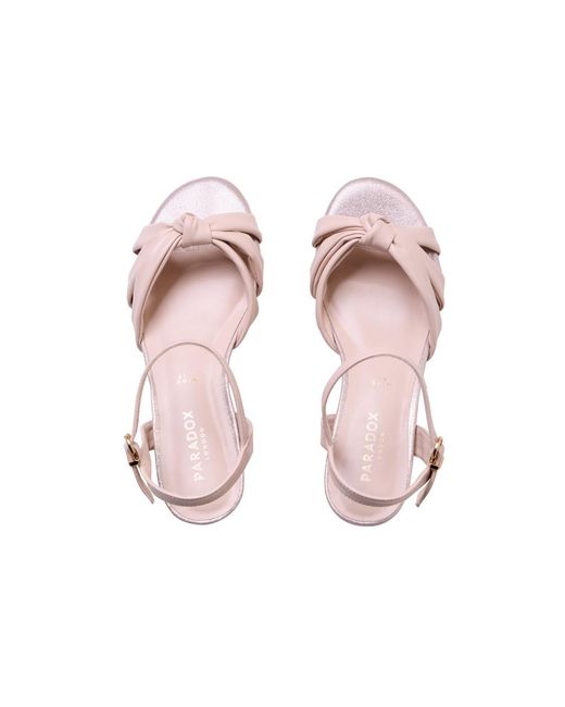 Paradox London Pink Janae Wide Fit Sandals