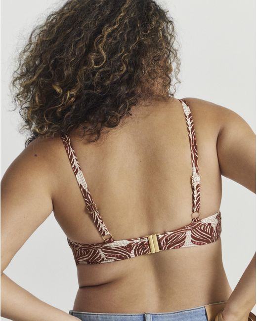 JD Williams Brown Underwired Bikini Top