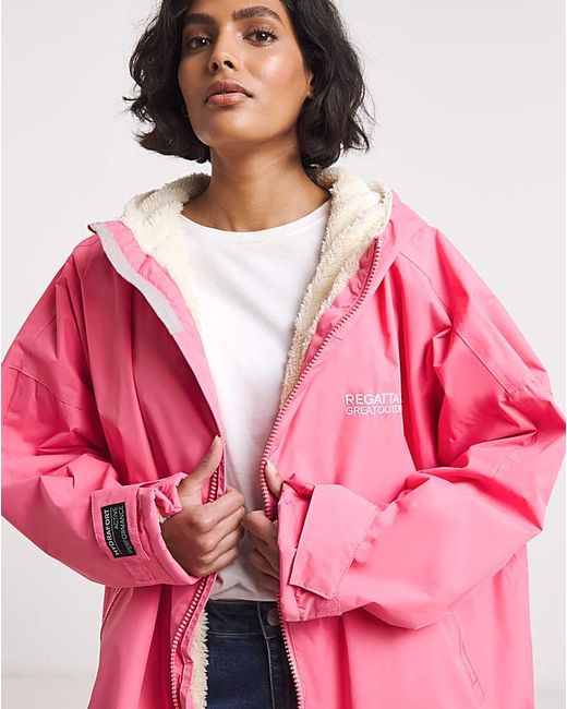 Regatta Pink Waterproof Changing Robe