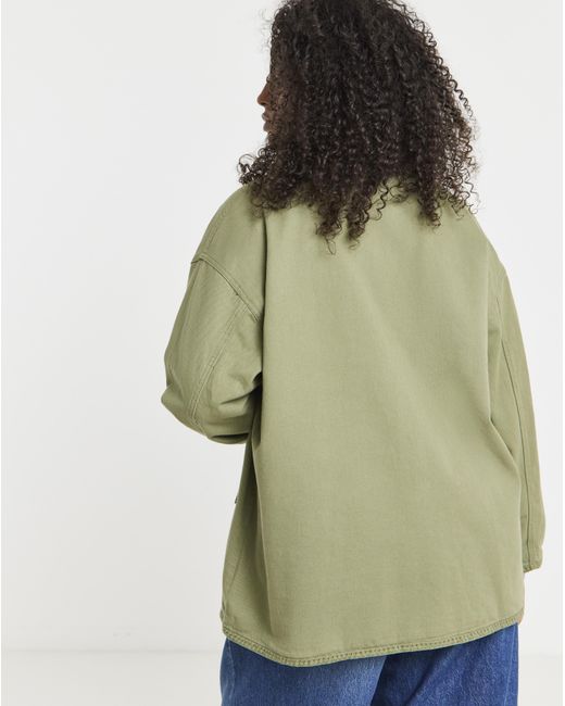 Simply Be Green Utility Jacket
