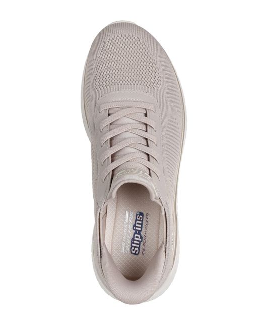 Skechers White Bobs Squad Chaos Trainers
