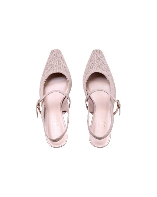 Paradox London Pink Tropicana Slingback Heels