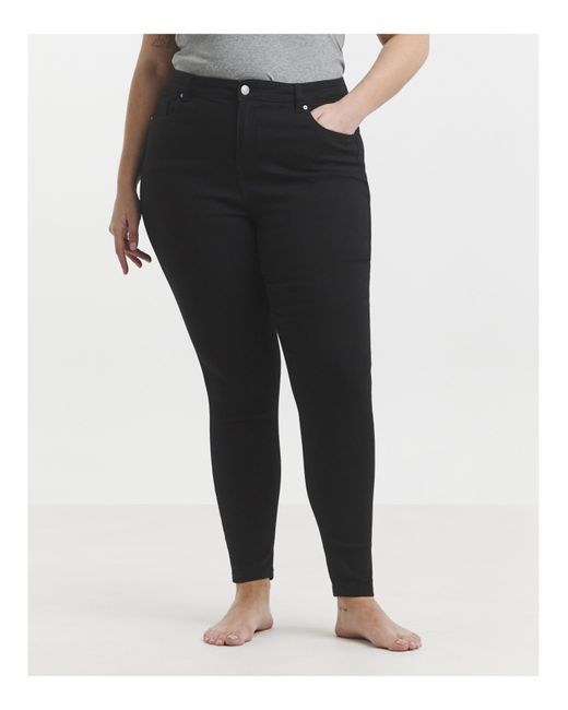 Simply Be Black Skinny Highwaist Super Stretch