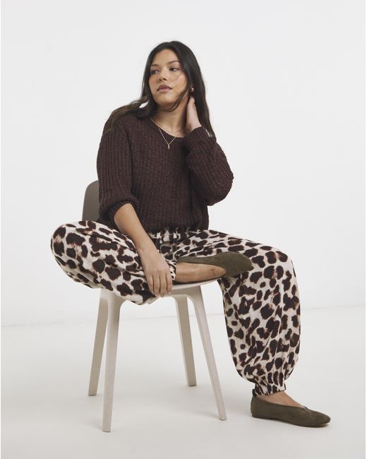 Simply Be White Balloon Trouser