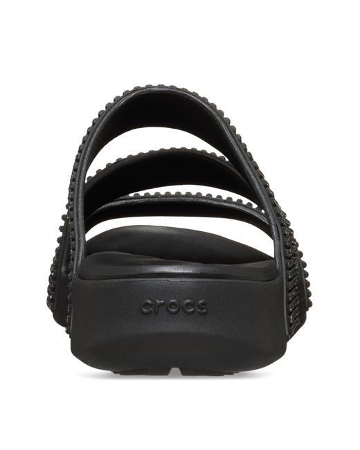 CROCSTM White Get Away Strappy Gems Detail