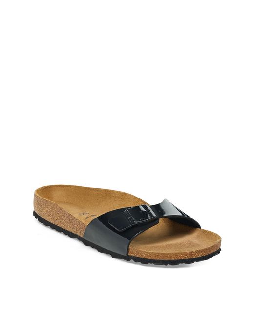 Birkenstock Black Madrid Patent Sandals