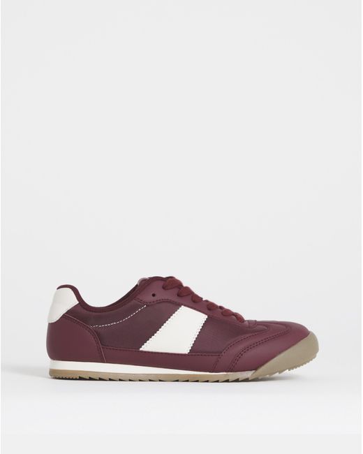 Simply Be Blue Classic Retro Trainer Wide