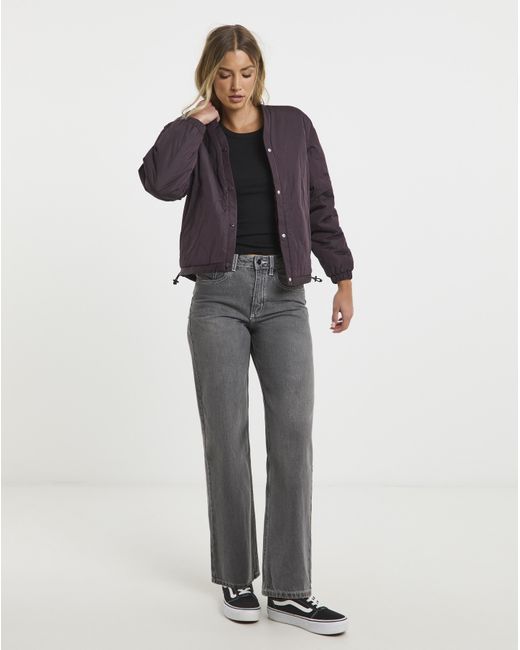 Vans Purple Suffolk Cheetah Check Pile Coat
