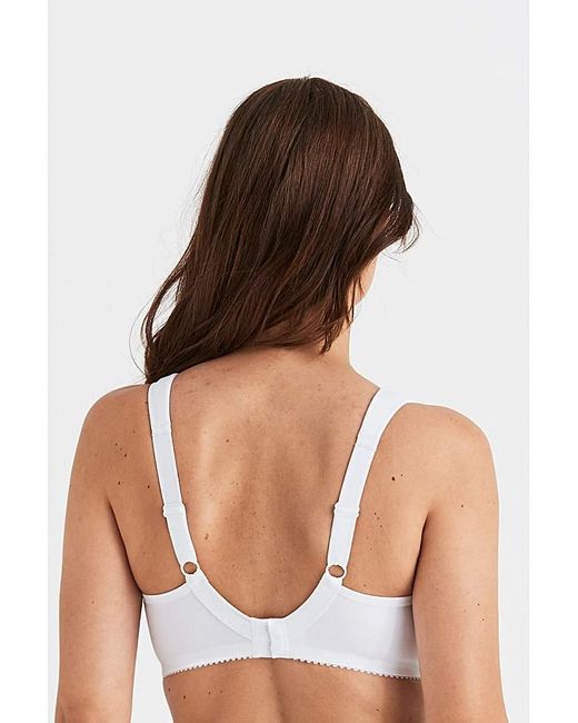 Miss Mary Of Sweden White Miss Mary Broderie Anglaise Wired Bra