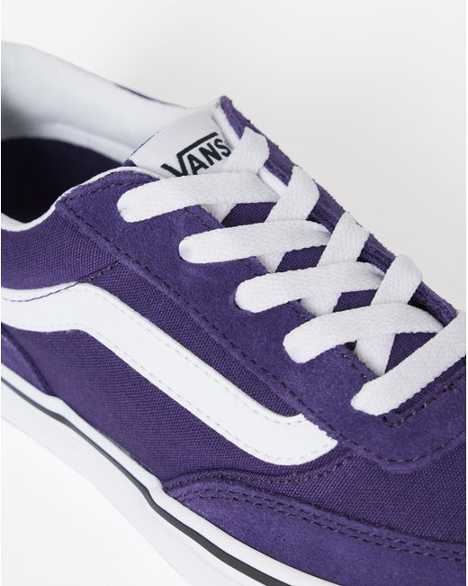 Vans White Brooklyn Leather Trainers