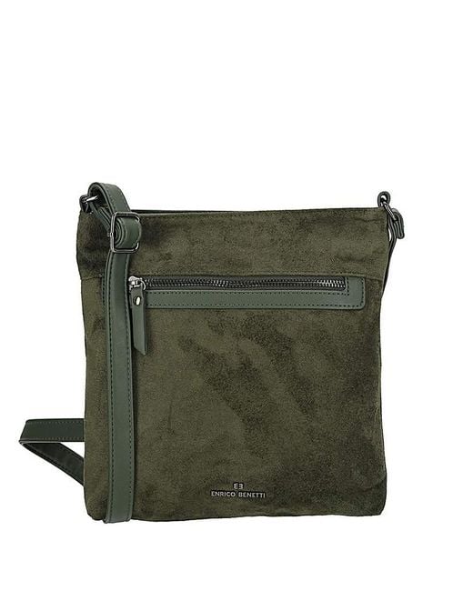 Enrico Benetti Green Norah Shoulder Bag