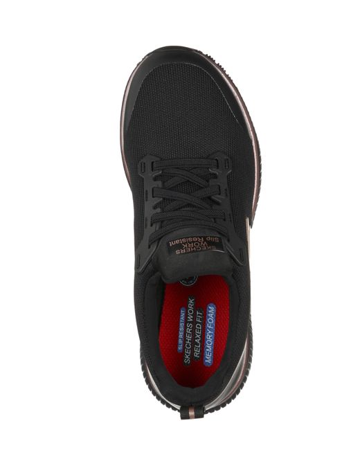 Skechers Black Squad Work Wear Shoes