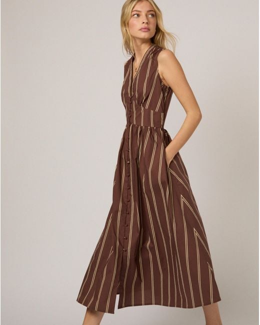 Nobody's Child Brown Nc Starlight Midi Dress
