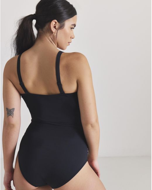 MAGISCULPT Black Bandeau Swimsuit
