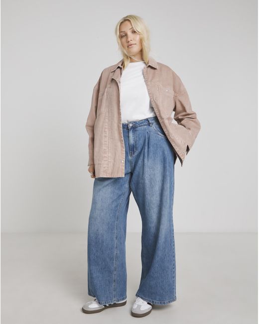 Simply Be Natural Denim Workwear Jacket