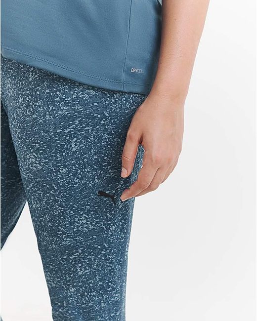 PUMA Blue Train Essential Printed Leggings
