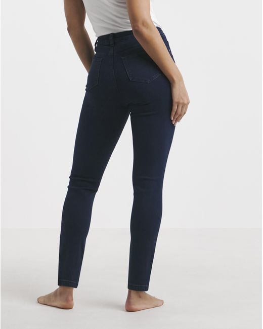 Simply Be Blue Slim Highwaist Super Stretch Jean