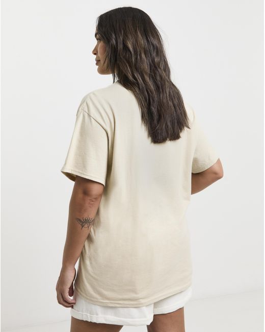 Simply Be Natural Fruit Embroidered T-Shirt