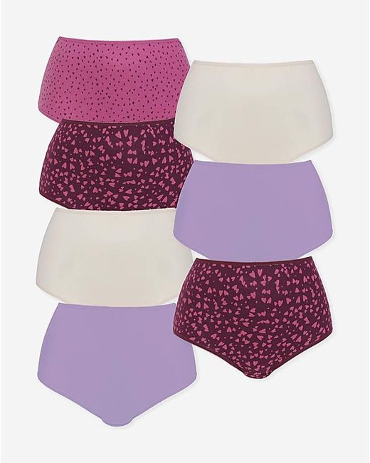 Pretty Secrets Red 7 Pack Full Fit Knickers
