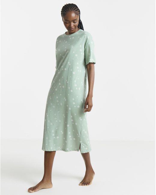 Simply Be Blue Floral Value 2 Pack T-Shirt Nighties