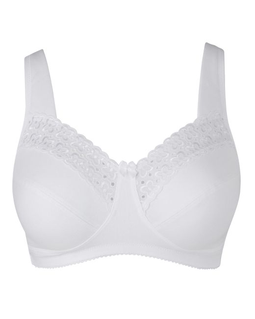 Miss Mary Of Sweden White Miss Mary Broderie Anglaise Bra