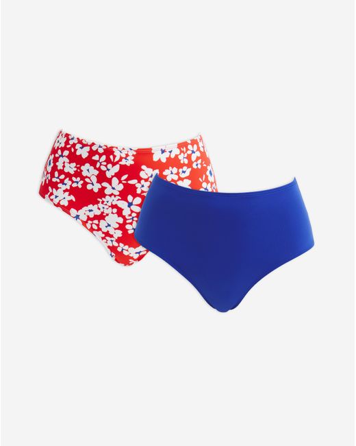 Simply Be Red Value 2 Pack Bikini Briefs